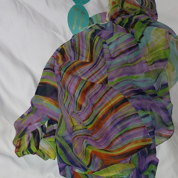 Paréo De Plage Antica Sartoria En Coton - Foulard Léger Et Coloré Pour Femme Et Homme